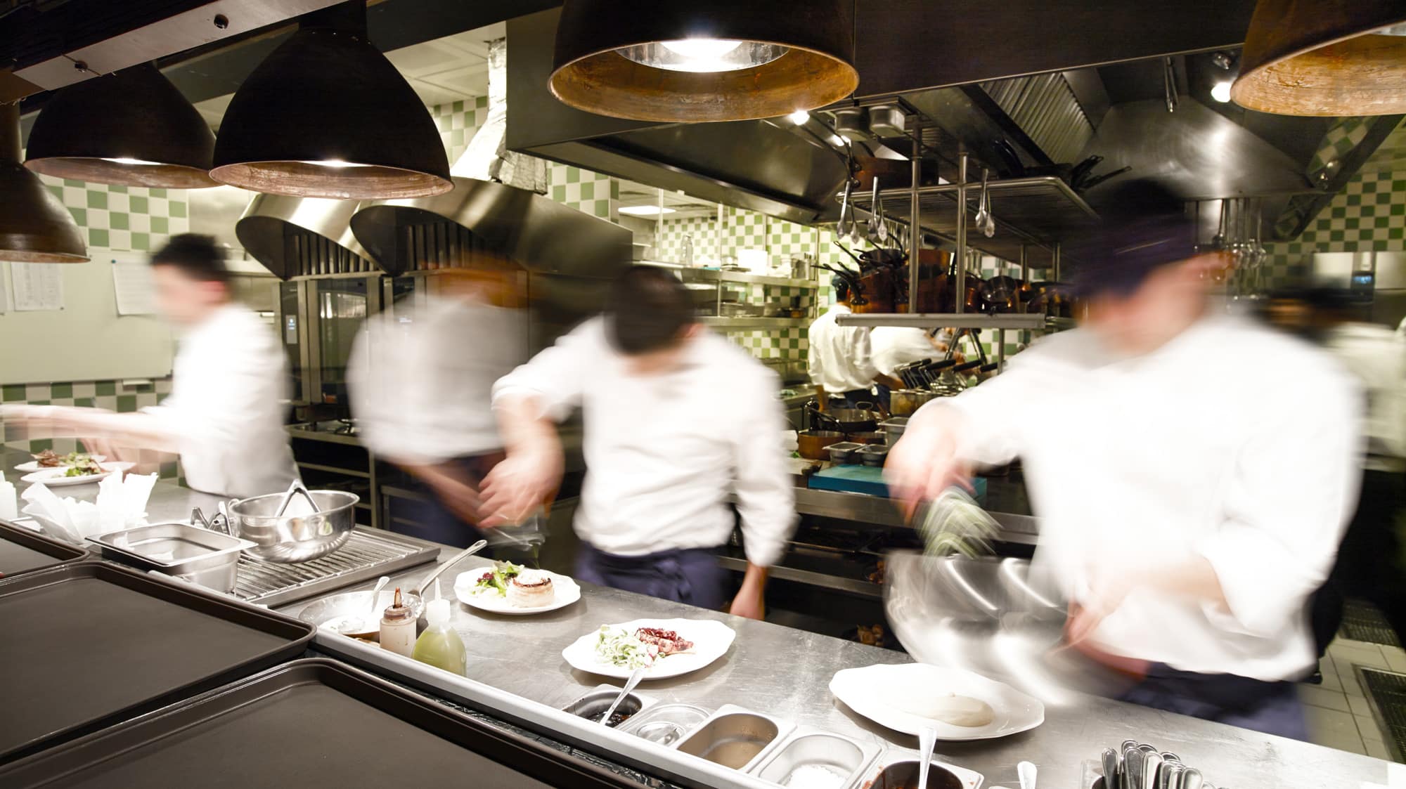 Two-way radios used in hospitality