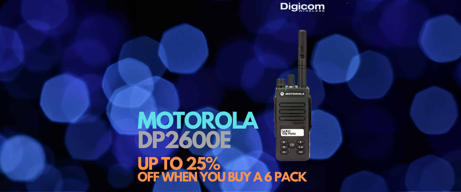 Motorola DP2600e 6 Pack Promotion