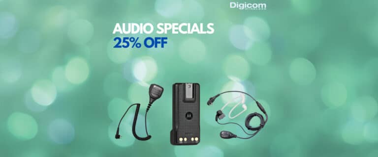 Two Way Radio Audio Accessories up to 25% off