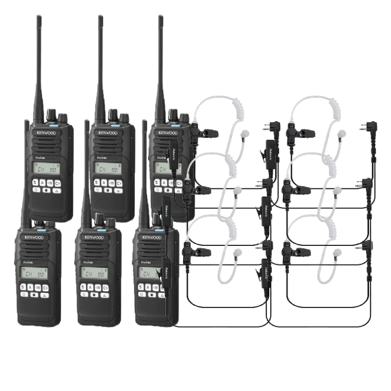 Kenwood TK3710 UHF 5 Watt CB Radio 6 Pack - Retail & Security